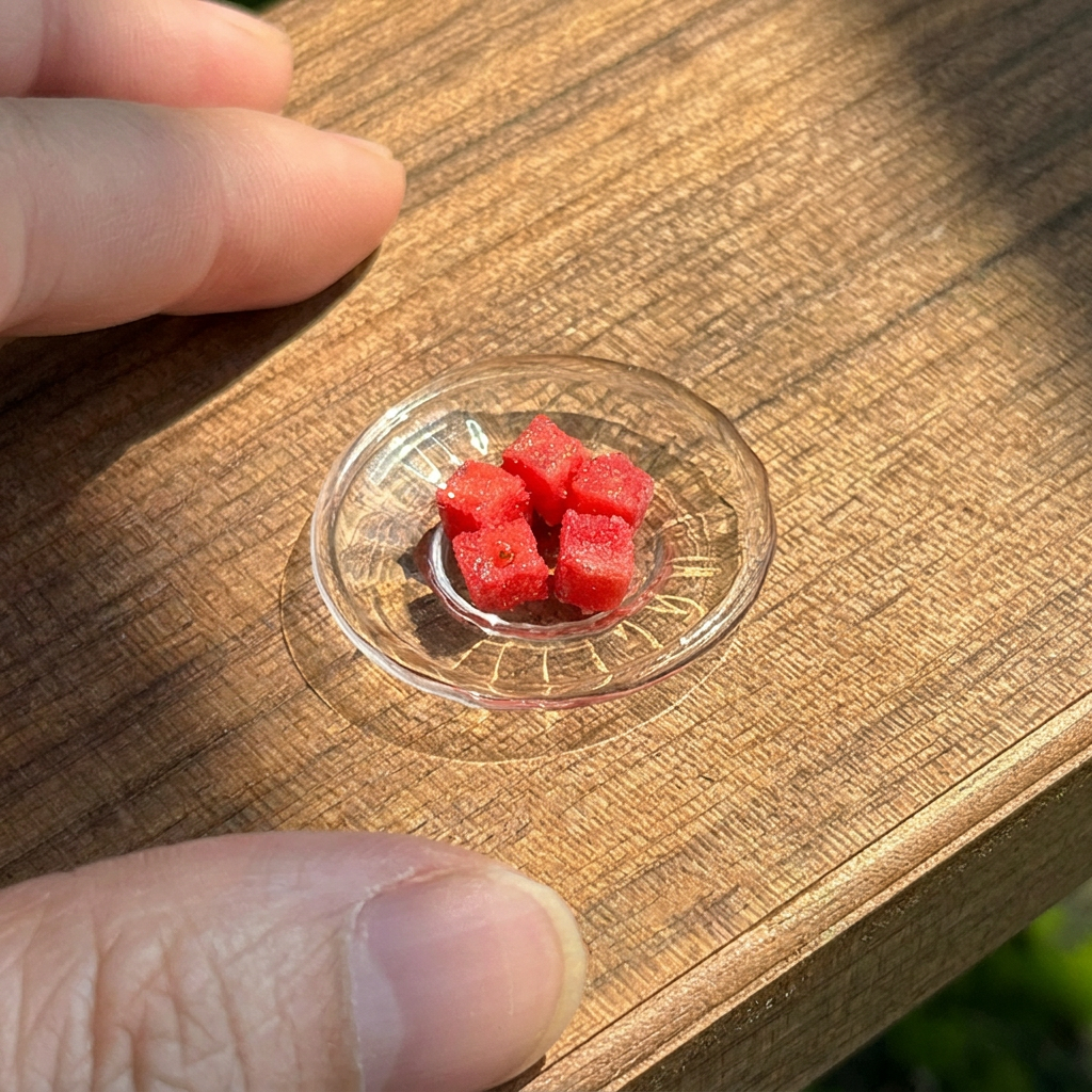 Miniature watermelon toy OB11 mini model