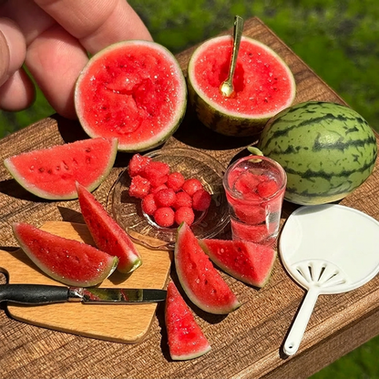 Miniature watermelon toy OB11 mini model