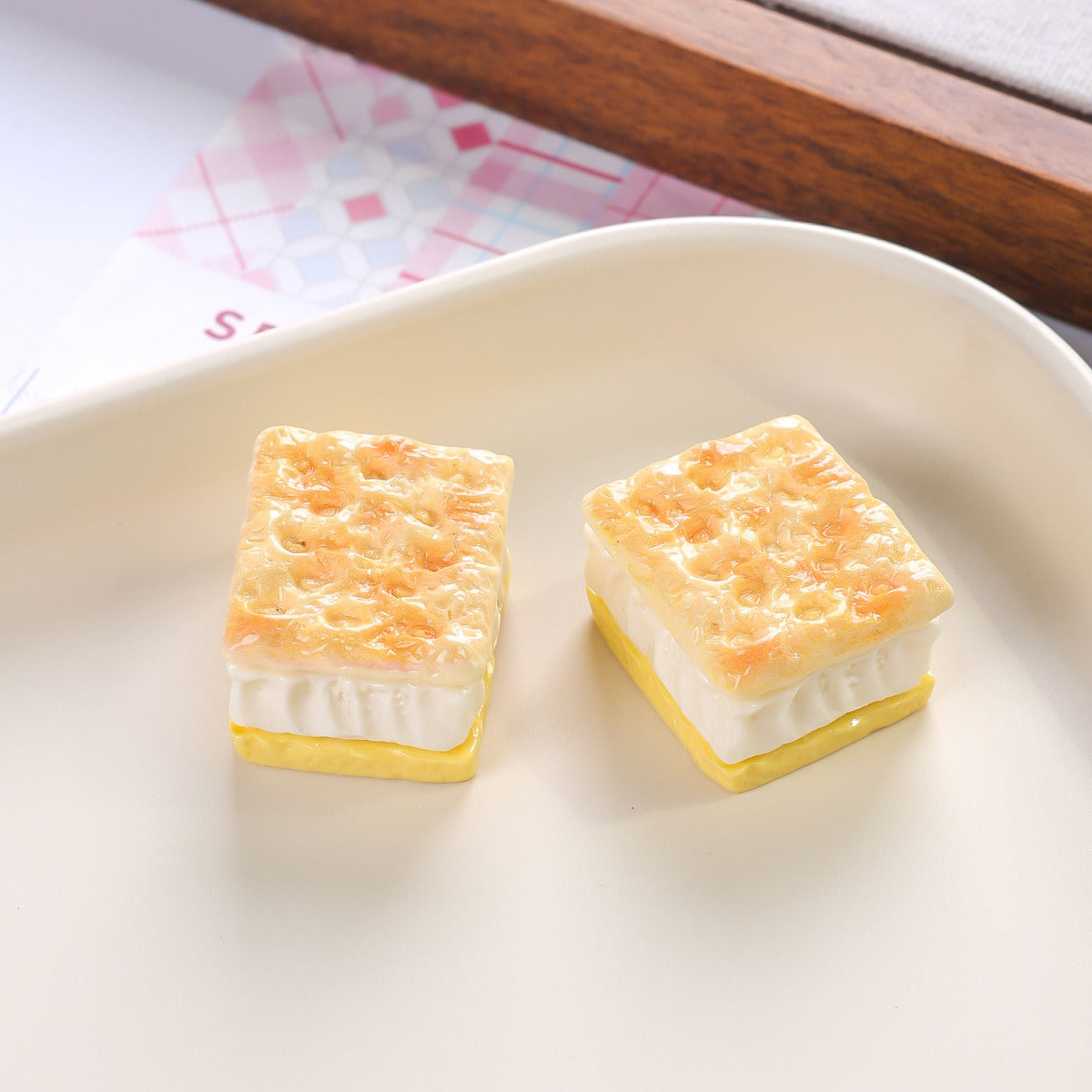High-quality realistic miniature cakes and cookies