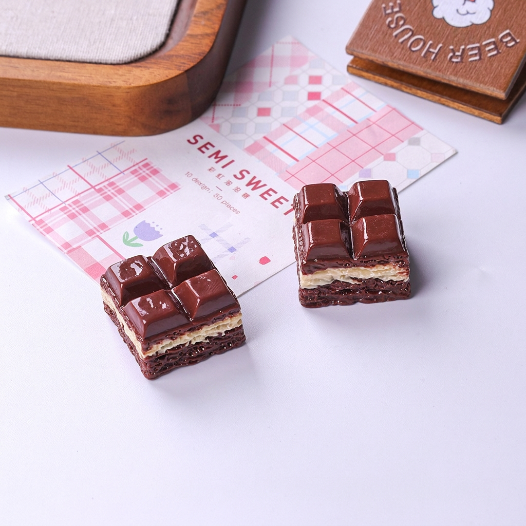 High-quality realistic miniature cakes and cookies