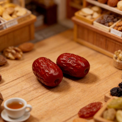 Nut-themed miniature food toys