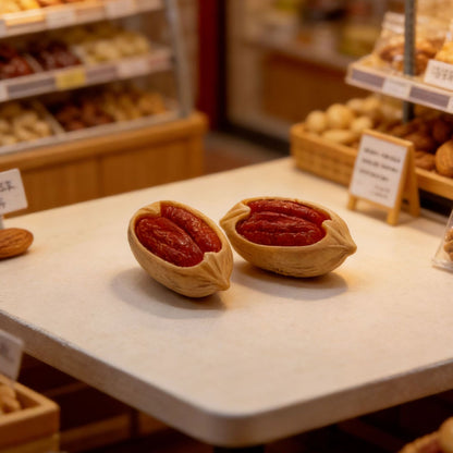 Nut-themed miniature food toys