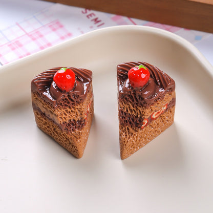 High-quality realistic miniature cakes and cookies