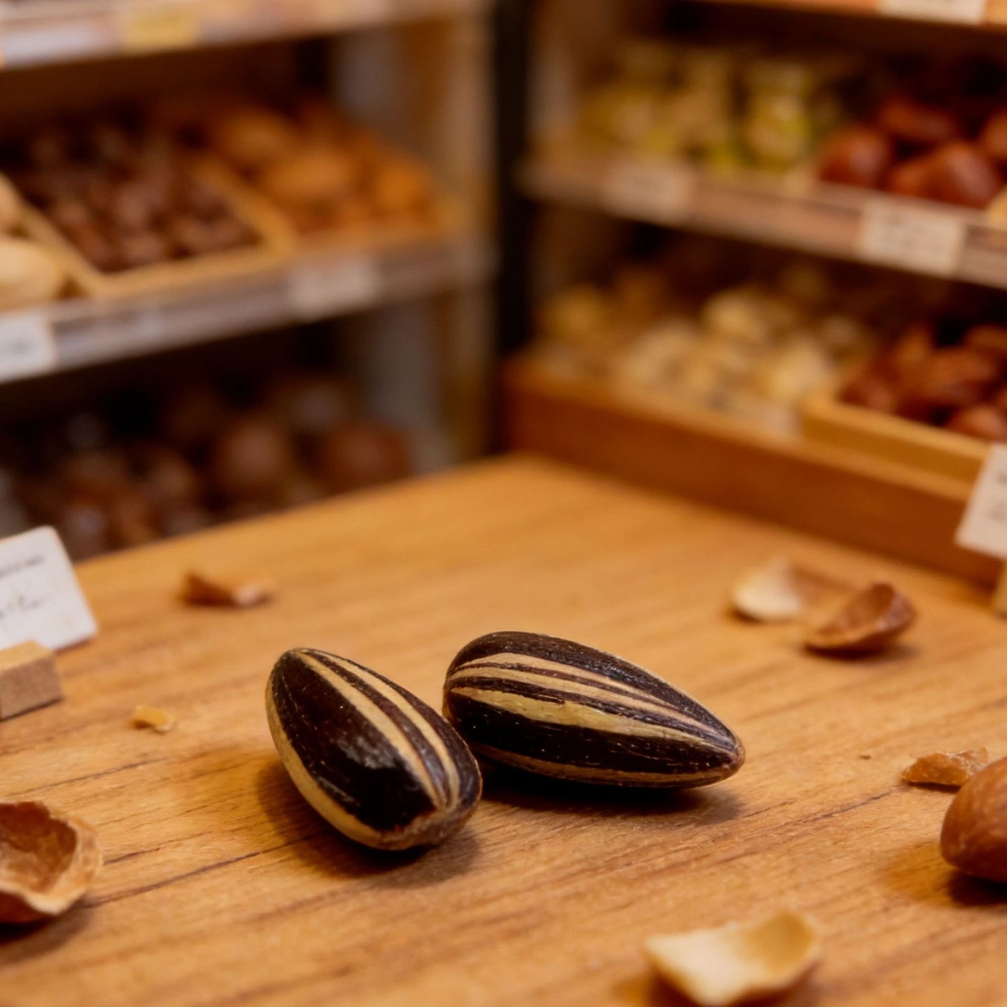 Nut-themed miniature food toys