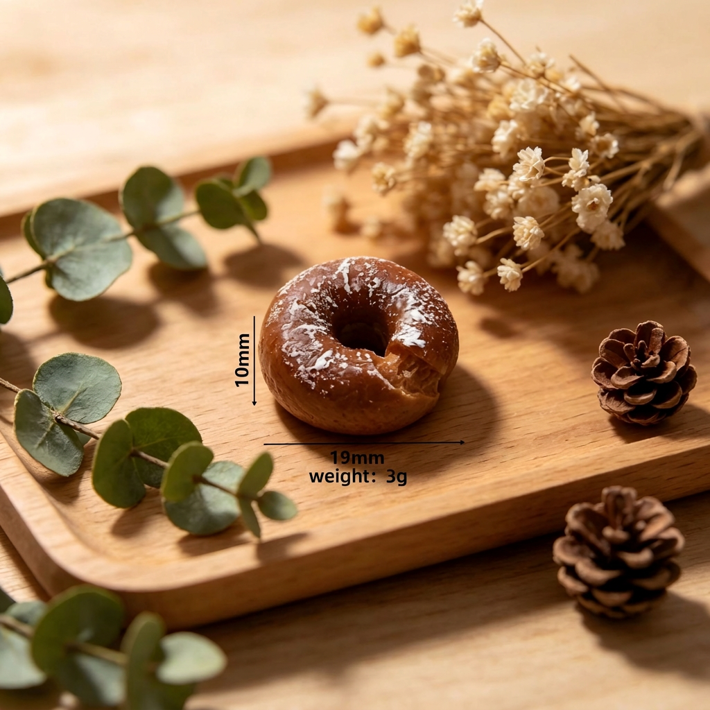 Whole-wheat bageldonut-style bread miniature food toy