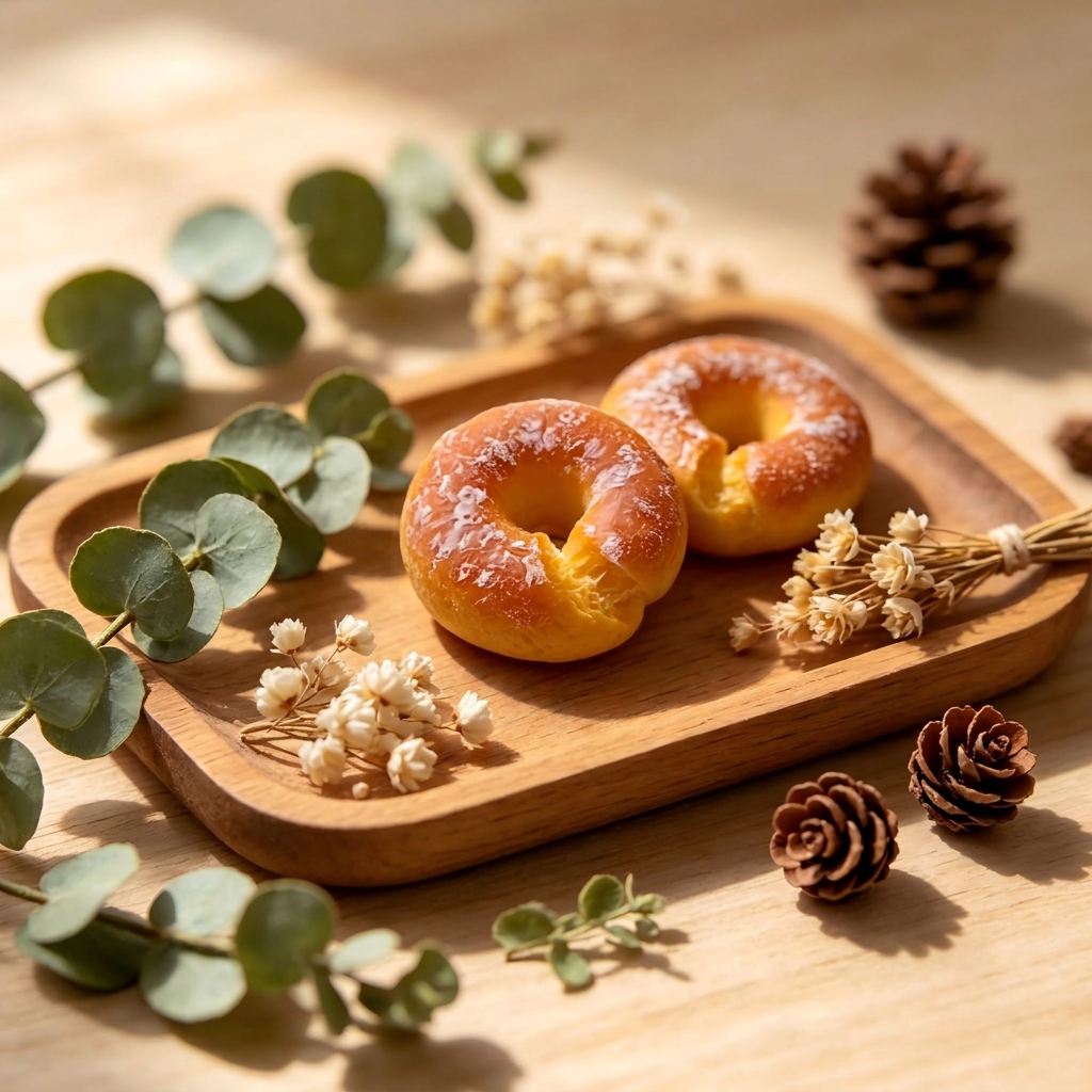 Whole-wheat bageldonut-style bread miniature food toy