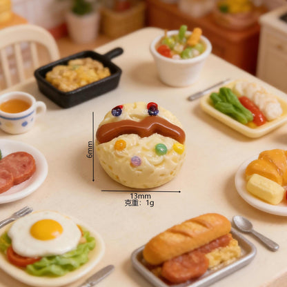 Miniature toy bread