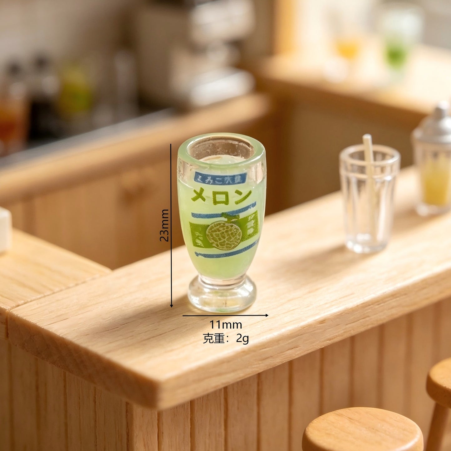 Miniature convenience store-style milk tea cup