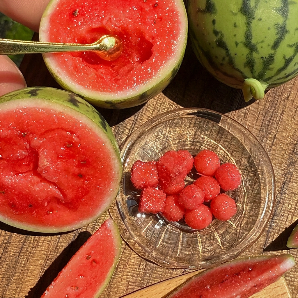Miniature watermelon toy OB11 mini model