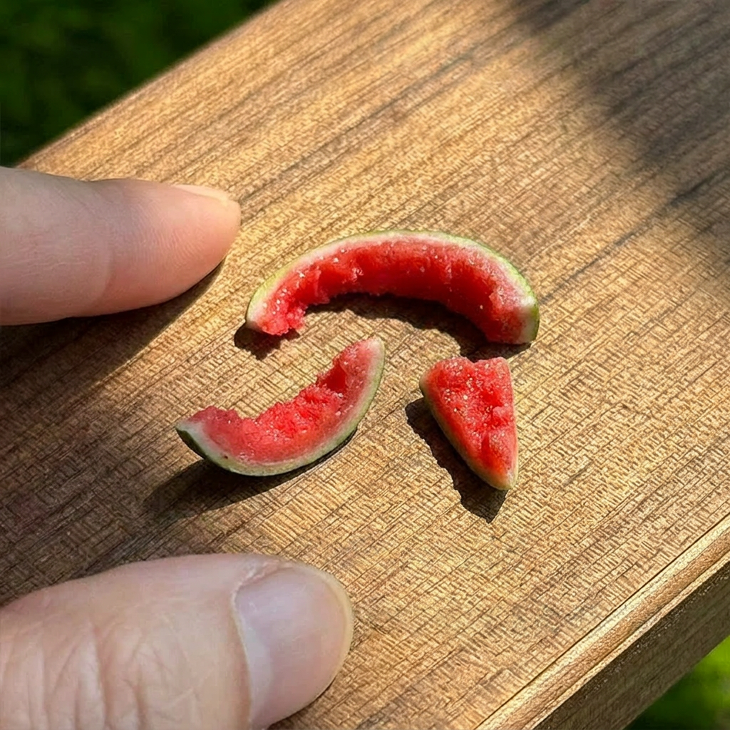 Miniature watermelon toy OB11 mini model