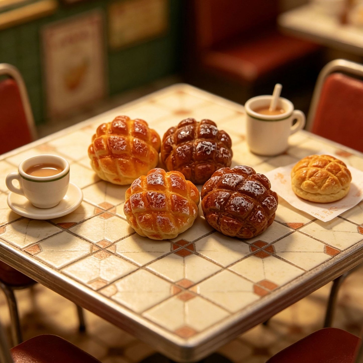 Realistic Pineapple Bun (Replica)