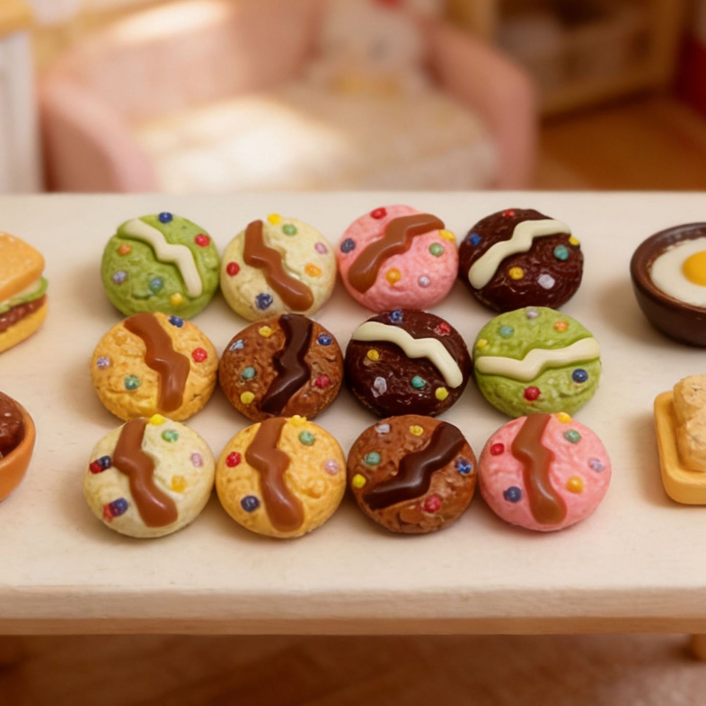 Miniature toy bread