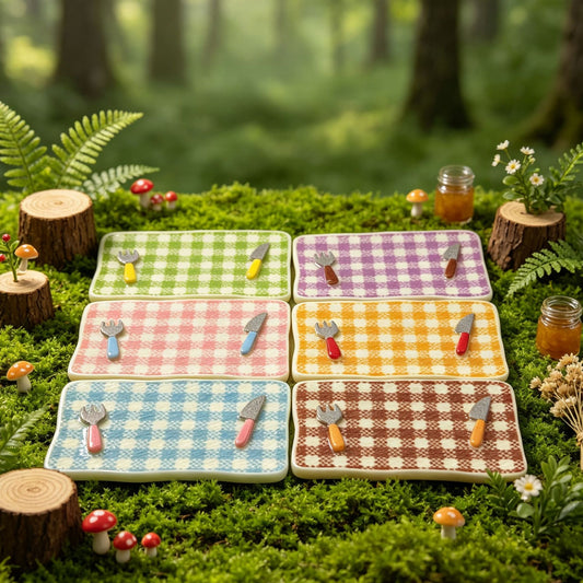Striped Grid Tray – Cutlery Version