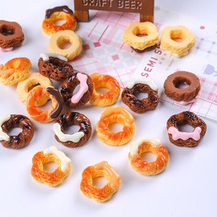 High-quality realistic miniature cakes and cookies