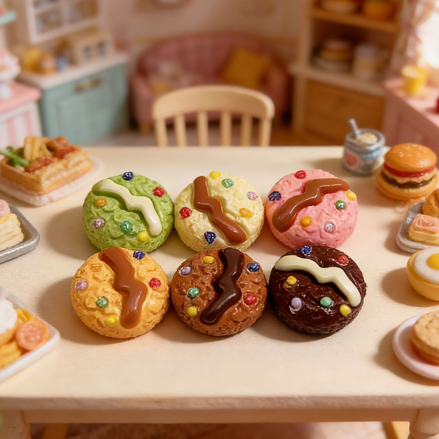 Miniature toy bread