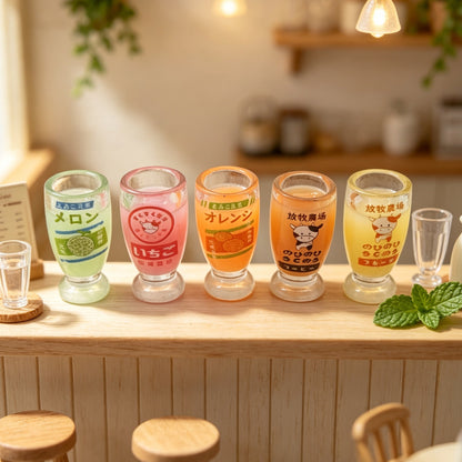Miniature convenience store-style milk tea cup