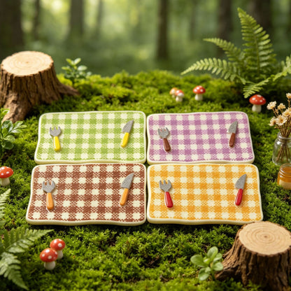 Striped Grid Tray – Cutlery Version