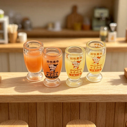 Miniature convenience store-style milk tea cup