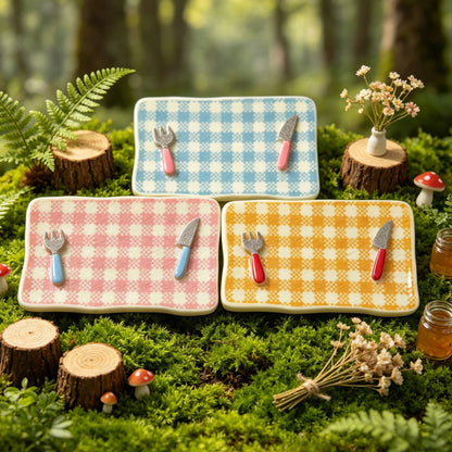 Striped Grid Tray – Cutlery Version