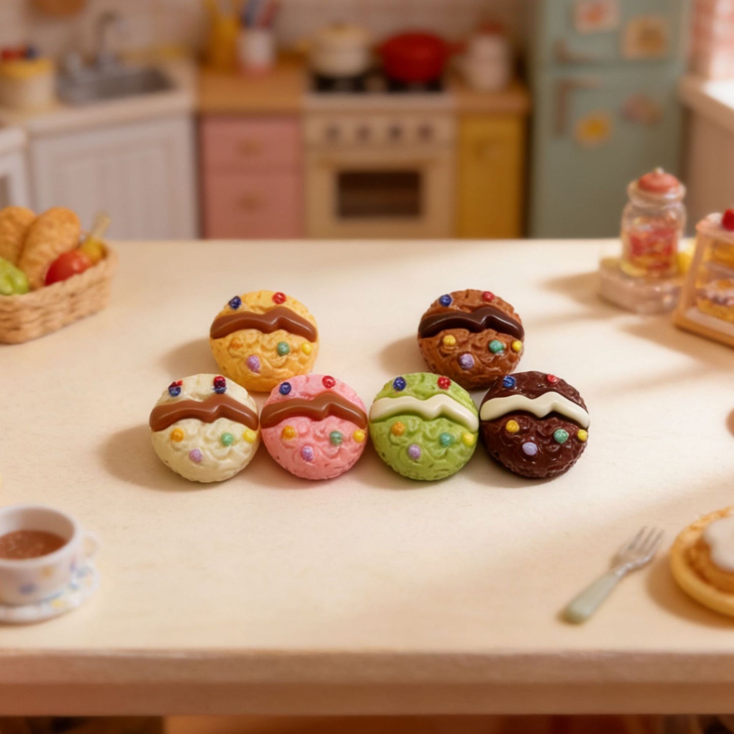 Miniature toy bread