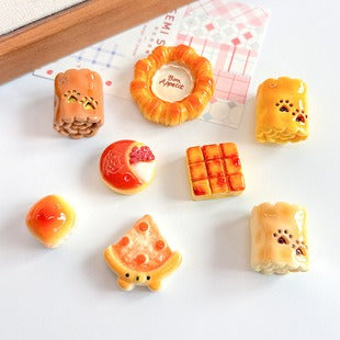 High-quality realistic miniature cakes and cookies