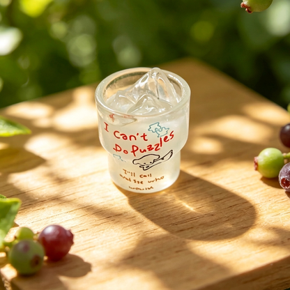 Translucent miniature toy cup (simulated beverageiced drink style)