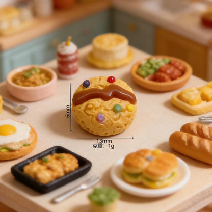Miniature toy bread