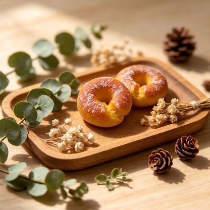 Whole-wheat bageldonut-style bread miniature food toy